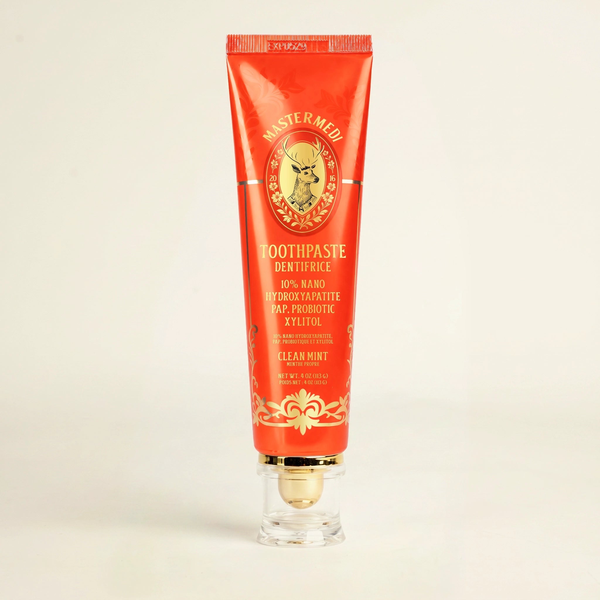 Clean Mint Toothpaste -4-in-1 Formula - MasterMedi