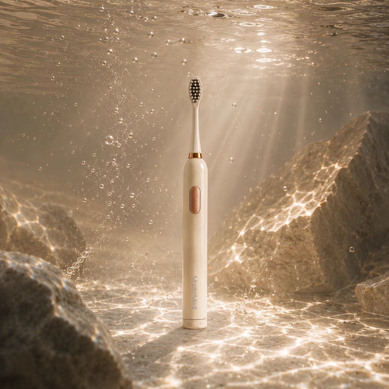 Electric Toothbrush with Travel Case-DuPont Bristles - MasterMedi