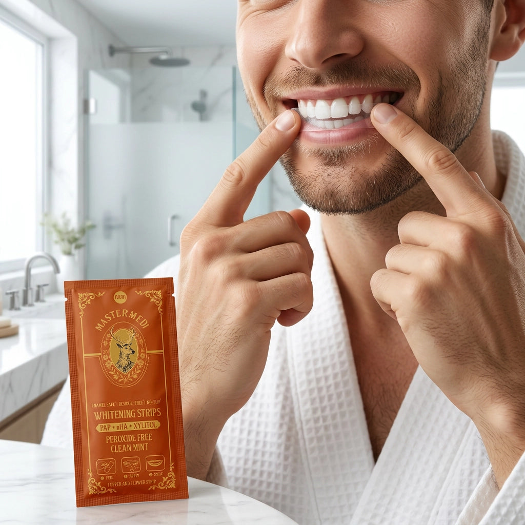 Whitening Strips - PAP + nHA + Xylitol 14 Strips · 7 Treatments