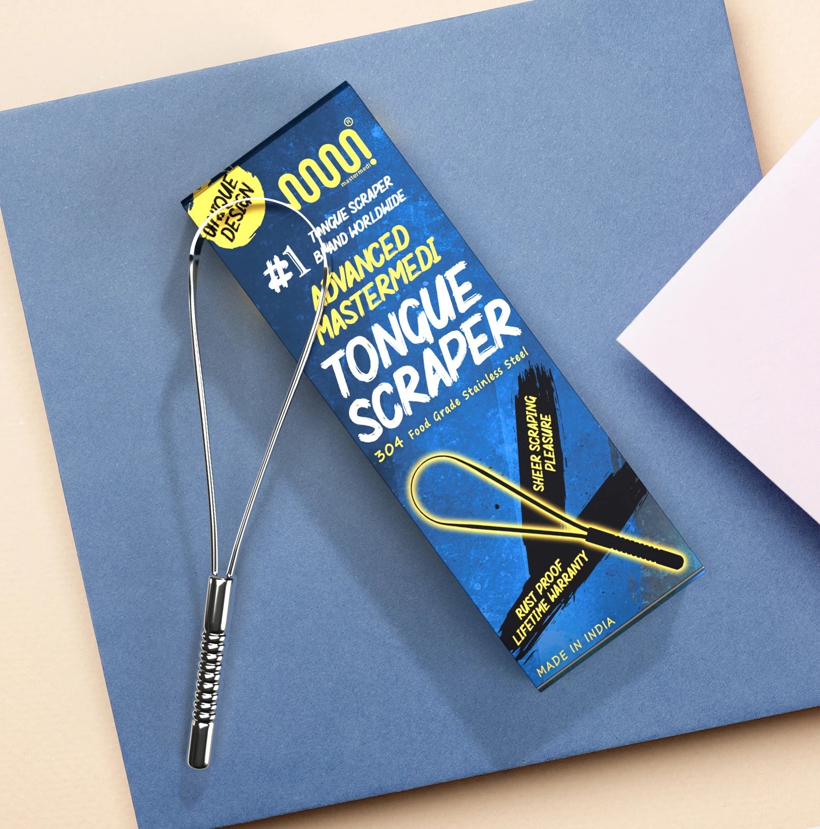 Tongue Scraper Stainless Steel - UNI - MasterMedi