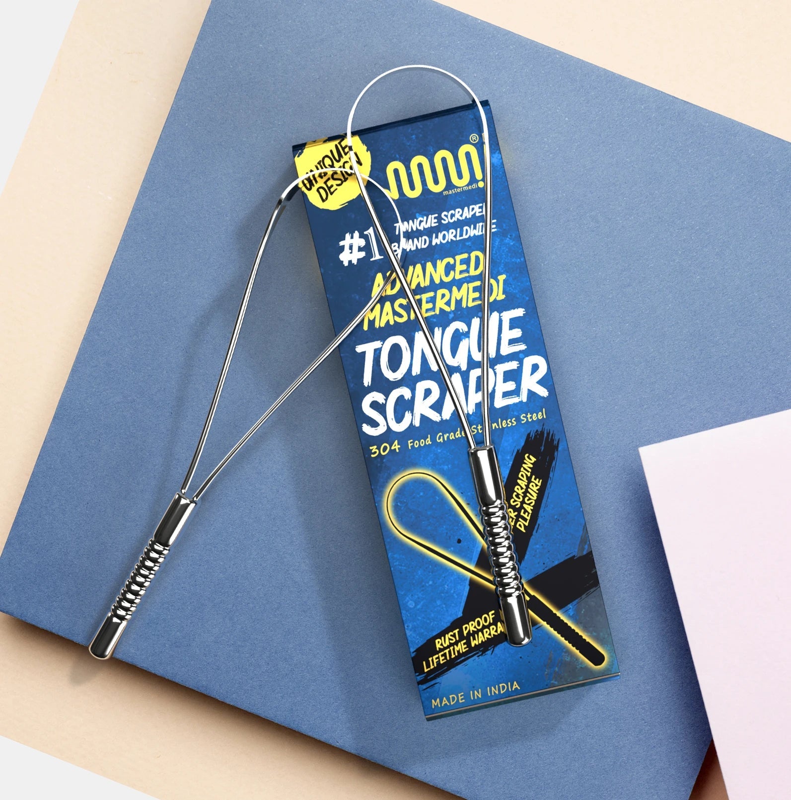 Tongue Scraper Stainless Steel - UNI - MasterMedi