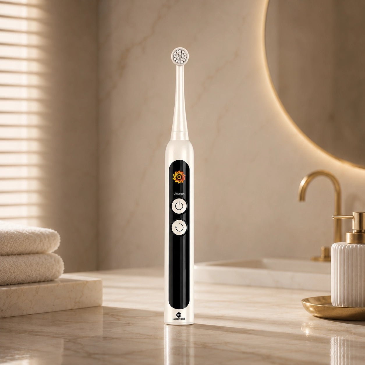 2-in-1 Vibrosonic Electric Toothbrush - MasterMedi