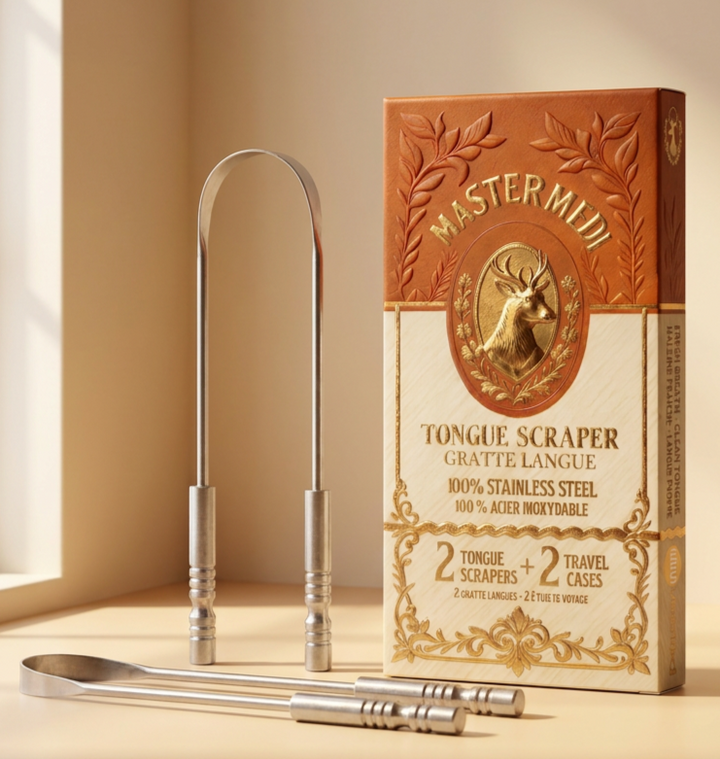 Tongue Scraper — Stainless Steel