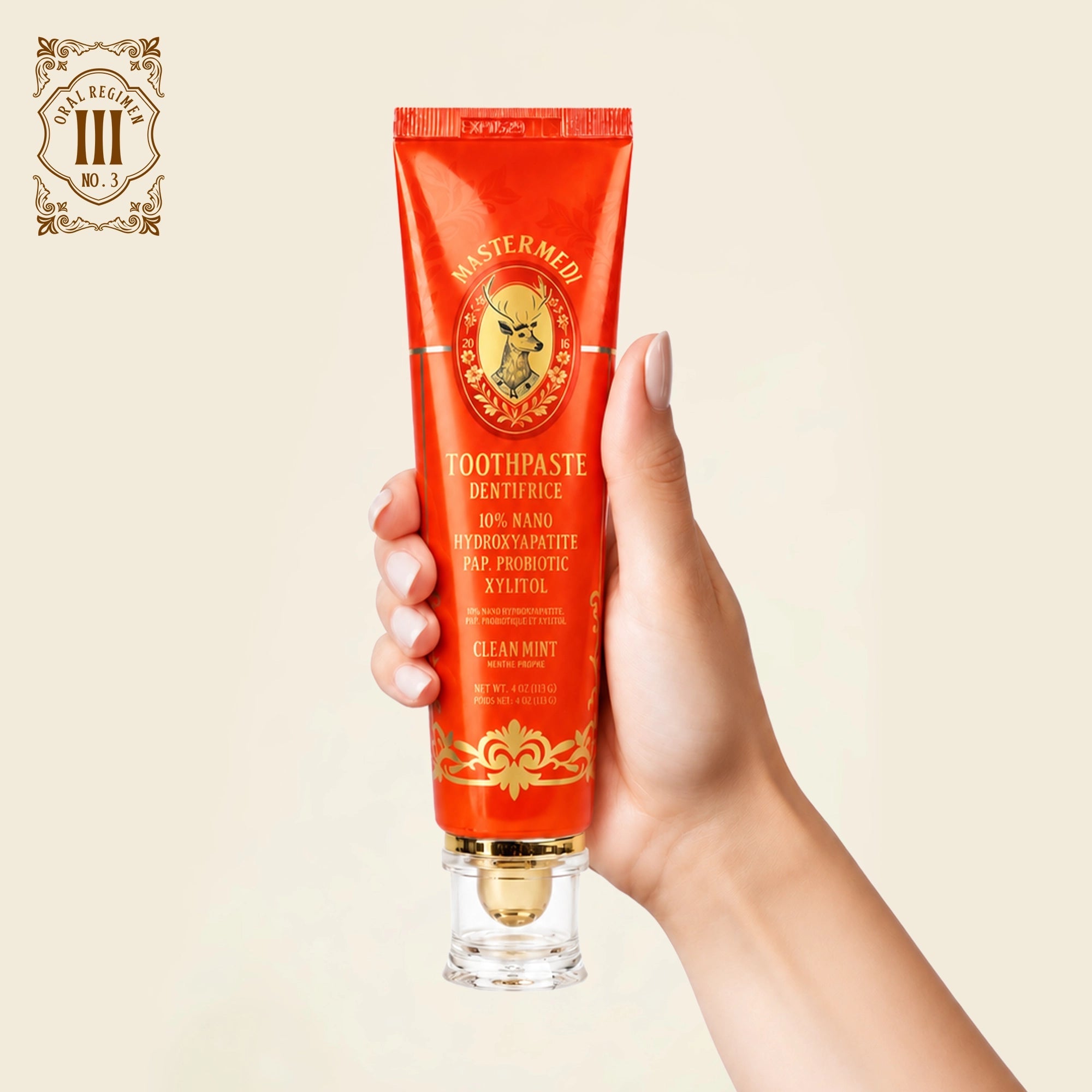 Clean Mint Toothpaste -4-in-1 Formula - MasterMedi