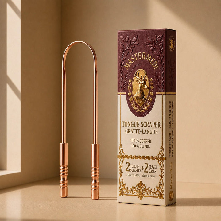 Copper Tongue Scraper - 1 Pack - MasterMedi