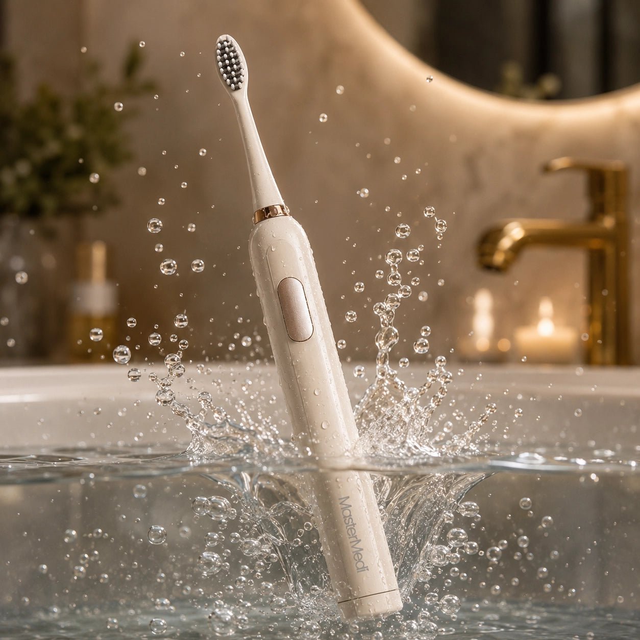 Electric Toothbrush with Travel Case-DuPont Bristles - MasterMedi