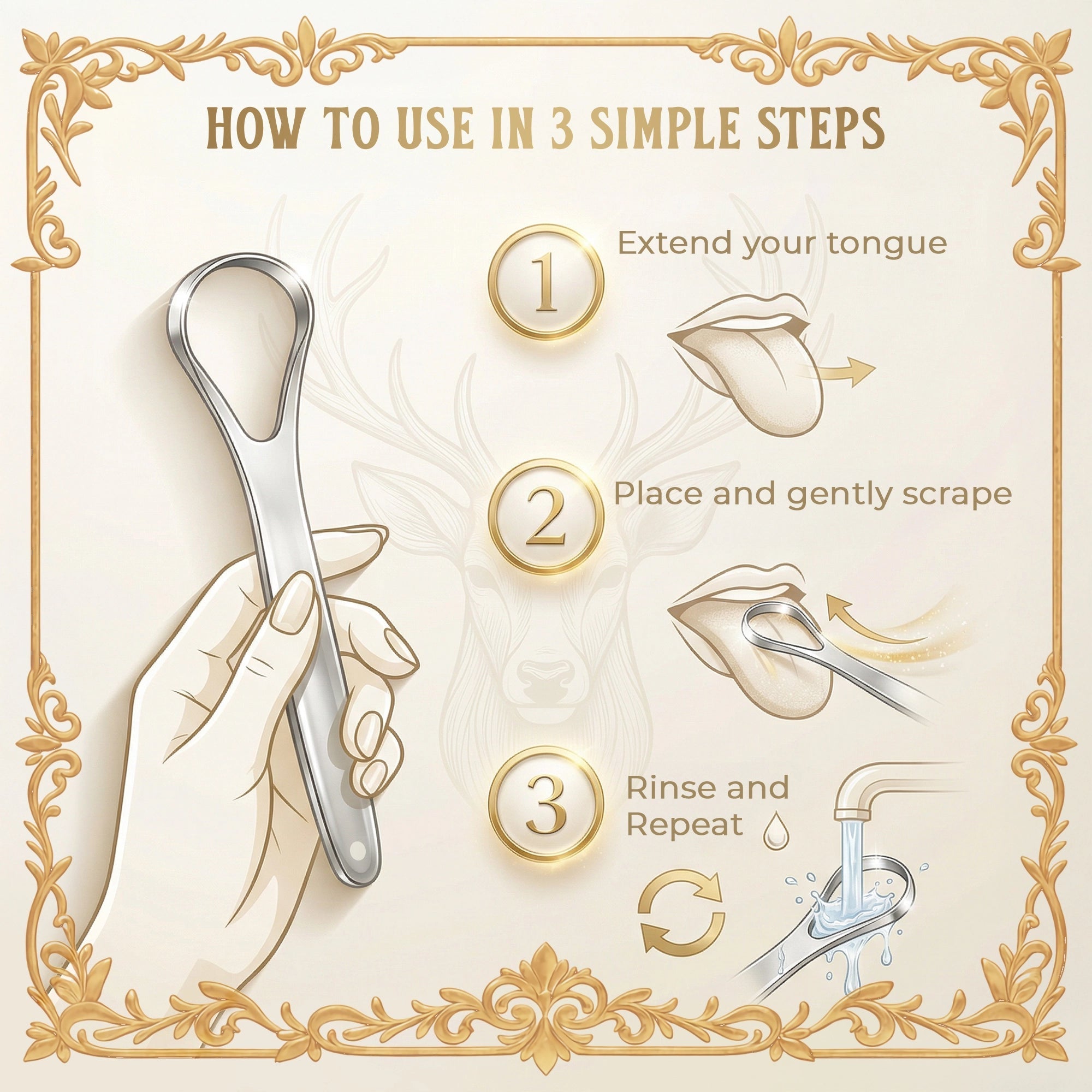Spoon Tongue Scraper - 1 Pack - MasterMedi
