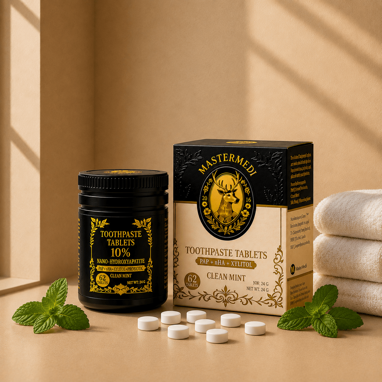 Toothpaste Tablets - 10% nHA - MasterMedi