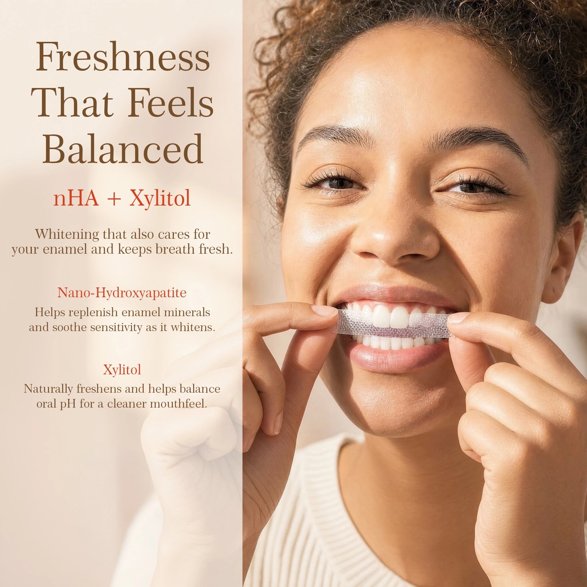 Whitening Strips - PAP + nHA + Xylitol 14 Strips · 7 Treatments - MasterMedi
