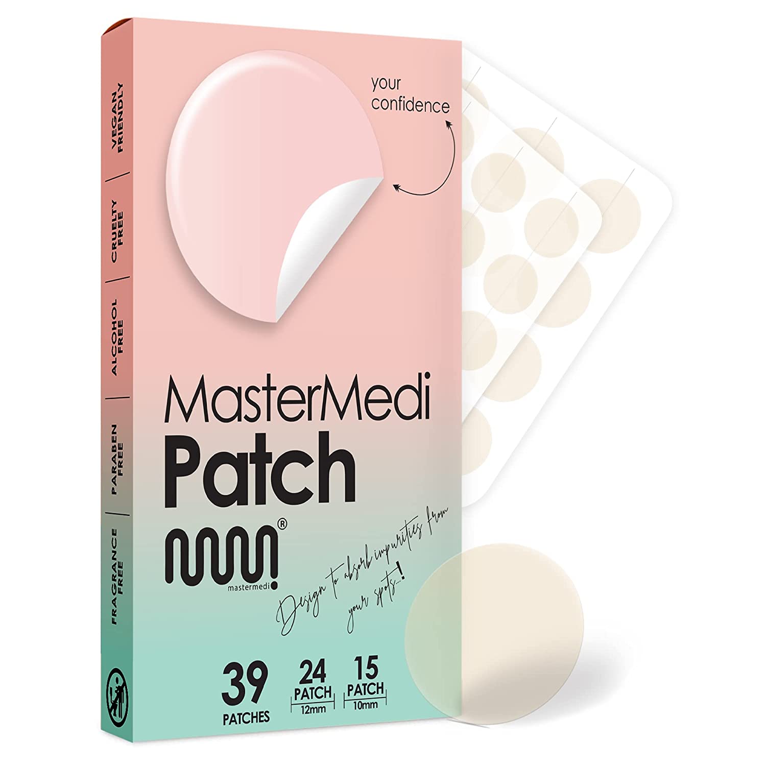 MasterMedi Acne Patches (39 Pack)